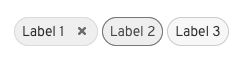 labels without icons