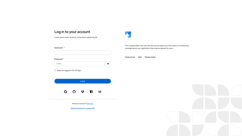 Show password screenshot
