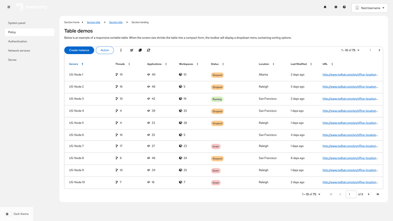 Sortable - responsive screenshot