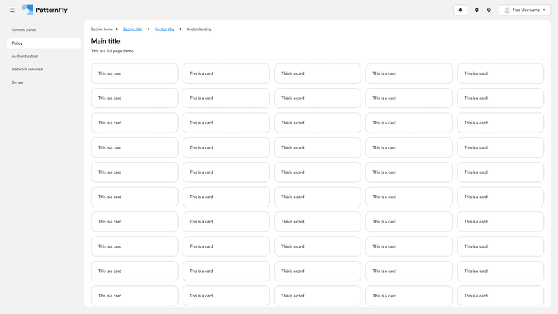 Sticky section group (alternate syntax) screenshot
