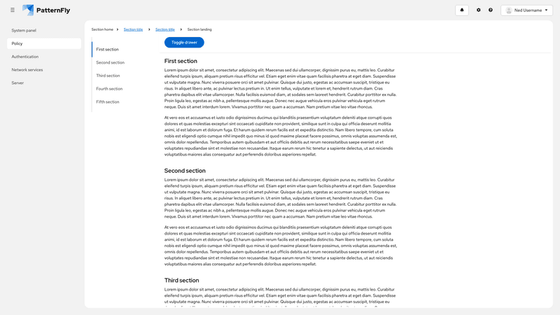 With drawer screenshot